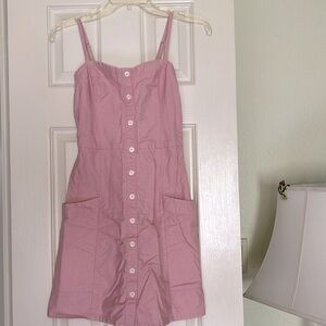 Abercrombie pink dress.